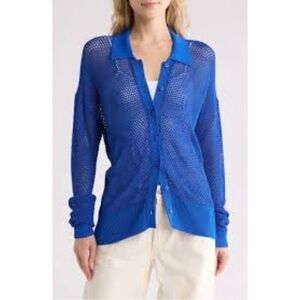 NWT Rag and Bone True Blue Leah Cardigan, size M